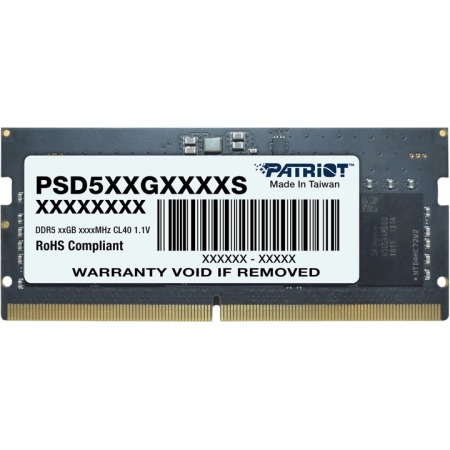 Patriot 1 Rank DDR5 SO-DIMM 16GB 5600MHz Bulk