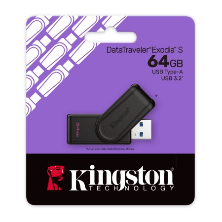 Kingston USB Memorija DataTraveler Exodia S 64GB USB 3.2