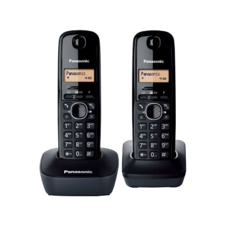 PANASONIC telefon bežični KX-TG1612FXH Crni 2 Slusalice