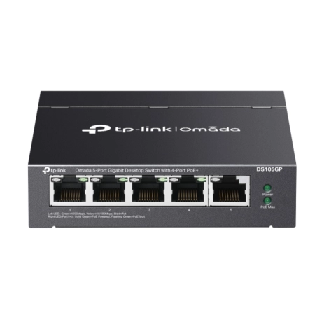TP-Link DS105GP Omada Switch 5x10/100/1000 with 4-Port PoE+