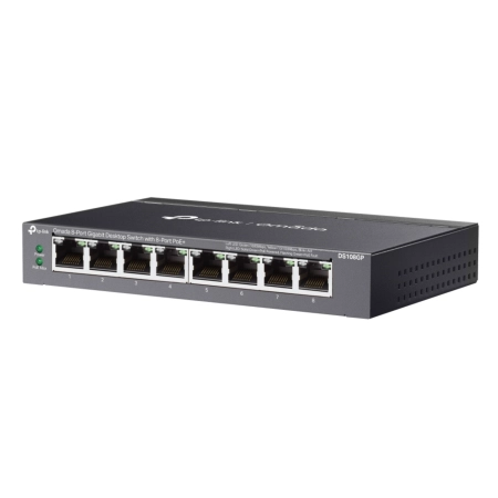 TP-Link DS108GP Omada Switch 8x10/100/1000 with 8-Port PoE+