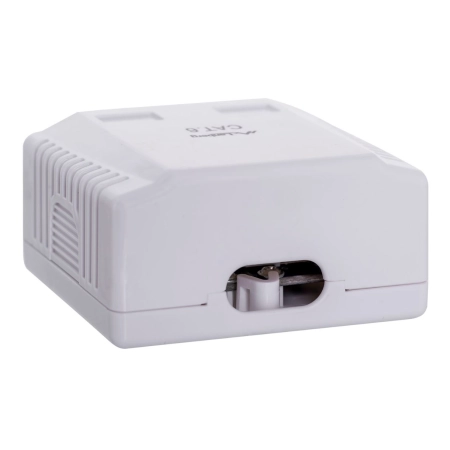 Lanberg outlet box RJ45 OU6-0002-W White
