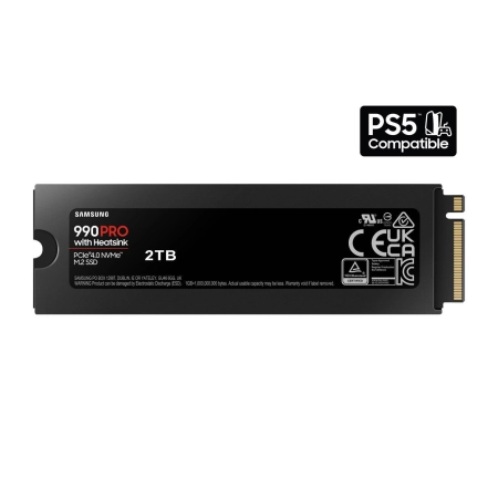 Samsung SSD 2TB 990 Pro Evo M.2 NVMe Heatsink PCI-E 4.0 Samsung SSD 2TB 990 Pro Evo M.2 NVMe Heatsink PCI-E 4.0