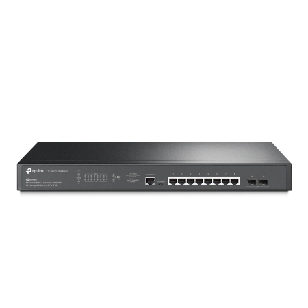 TP-Link SG3210XHP-M2 JetStream 8-Port 2.5GBASE-T and 2-Port 10GE SFP+ L2+ Managed Switch with 8-Port