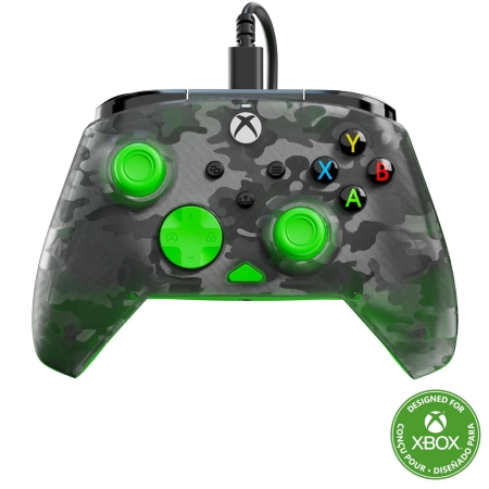Turtle Beach Rematch Core Wired Gaming Controller Ghost Black Camo/Green