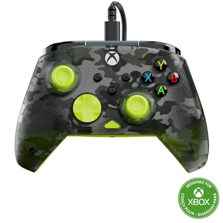 Turtle Beach Rematch Core Wired Gaming Controller Ghost Black Camo/Yellow