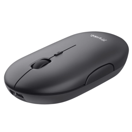 Trust Miš Puck Black Silent Wireless
