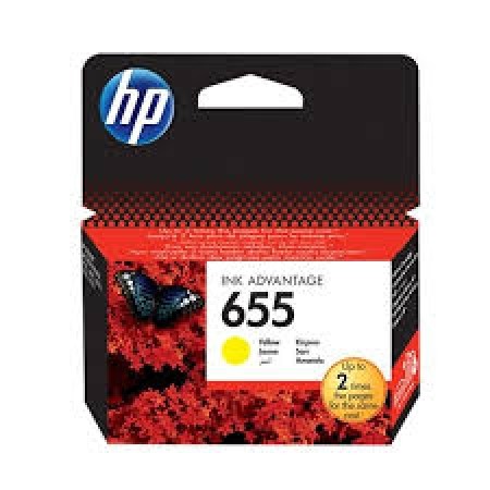 HP Cartridge CZ112AE No.655 Yellow