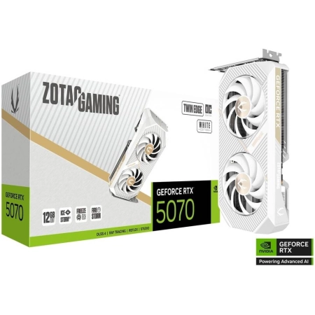 Zotac nVidia GeForce RTX 5070 Twin Edge 12GB White