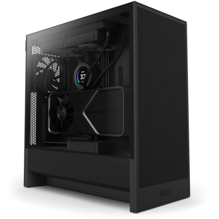 NZXT Gaming Case H5 TG Flow Black