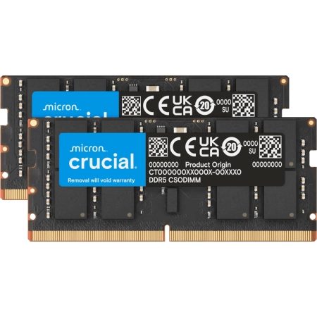  Crucial DDR5 SO-DIMM 64GB 6400MHz (2x32GB) 