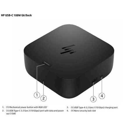 HP USB-C Dock  100W G6 9X3V1UT