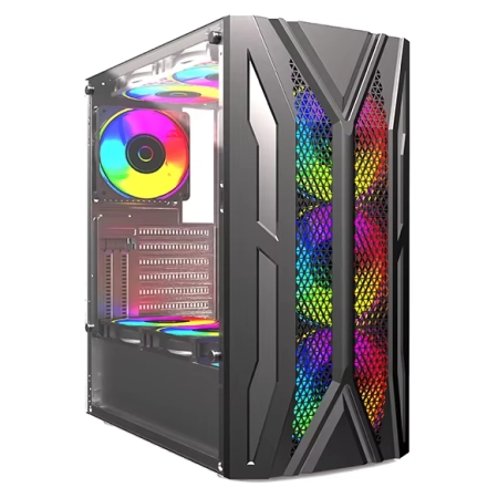 UBIT Gaming Case SKGCTZIX + 4 RGB FANS