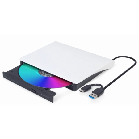 Gembird DVD-RW USB 3.1 Slim External White