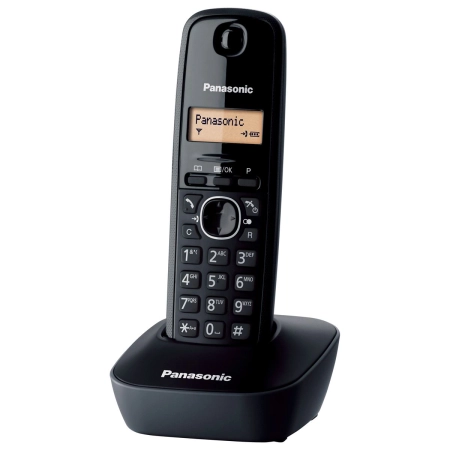 PANASONIC telefon bežični KX-TG1611FXH Black