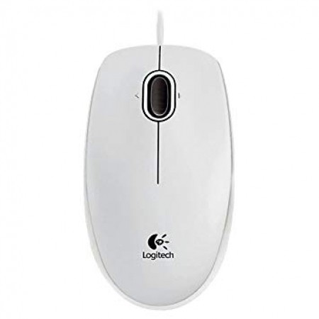 Logitech Miš Optical B100 White USB